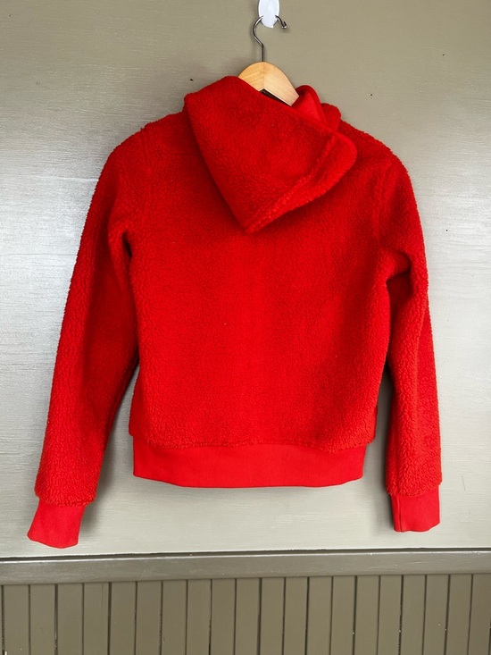 Uniqlo Orange Blocktech Windproof Full zip Sherpa XS - Picture 6 of 9